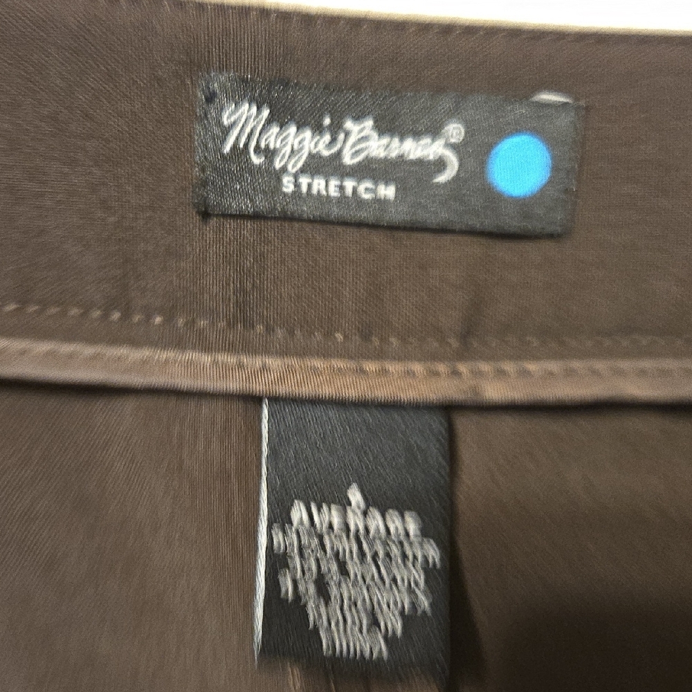 Maggie Barnes Chocolate Stretch Pants